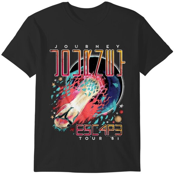 Renee F Other - Journey Escape 1981 Tour Graphic Tee Classic Rock Music Fan Gift Casual Shirt
